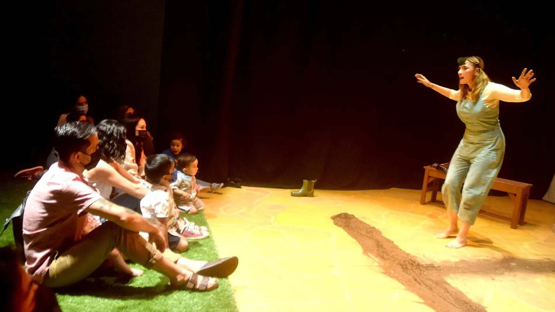 “Crecer” una obra de teatro para bebés de 0 a 5 años